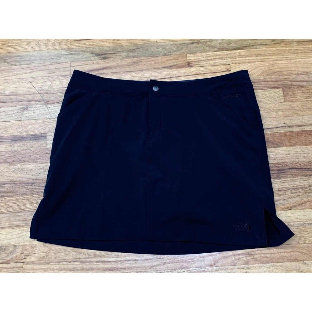 The North Face Apex Black Hiking Skort Women's Size 12 Active Golf Skirt